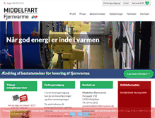 Tablet Screenshot of middelfartfjernvarme.dk